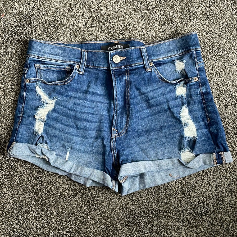 Express High Rise shorts